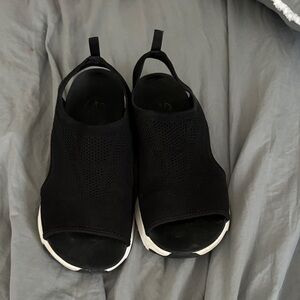 Women's Black Skechers Sling Athletic Shoes